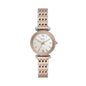 Fossil Women's Watch and Bracelet Set, Carlie Three-Hand Stainless Steel Watch for Women and Bracelet Set