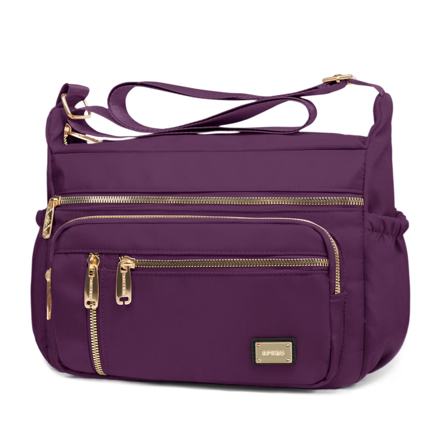 NPBAG Crossbody Bag for Women, Shoulder Purse Handbag Messenger Bag, Trendy Pocketbooks, Waterproof and Multi-Pockets
