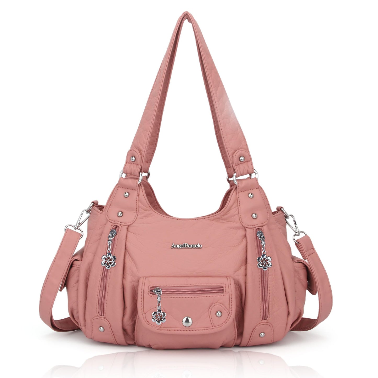 Angel Barcelo Purses for Women Soft PU Leather Shoulder Bag Crossbody Purse and Handbags