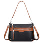 Over Earth Soft Genuine Leather Crossbody Bags for Women Medium Shoulder Purses Hobo Handbags with Multi Pockets
