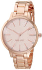 Nine West Women's Crystal Accented Bracelet Watch