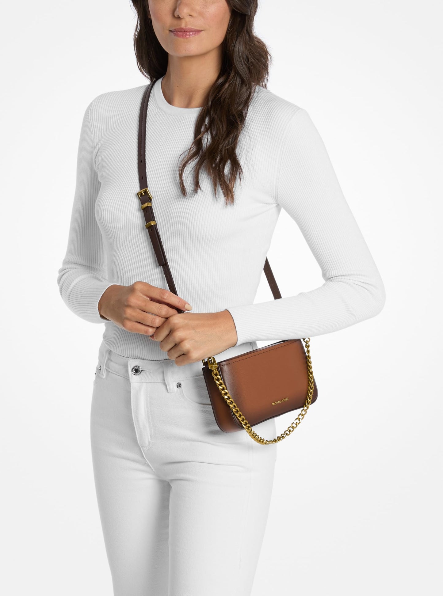 Michael Kors Women's Bryant Small Convertible Crossbody Bag