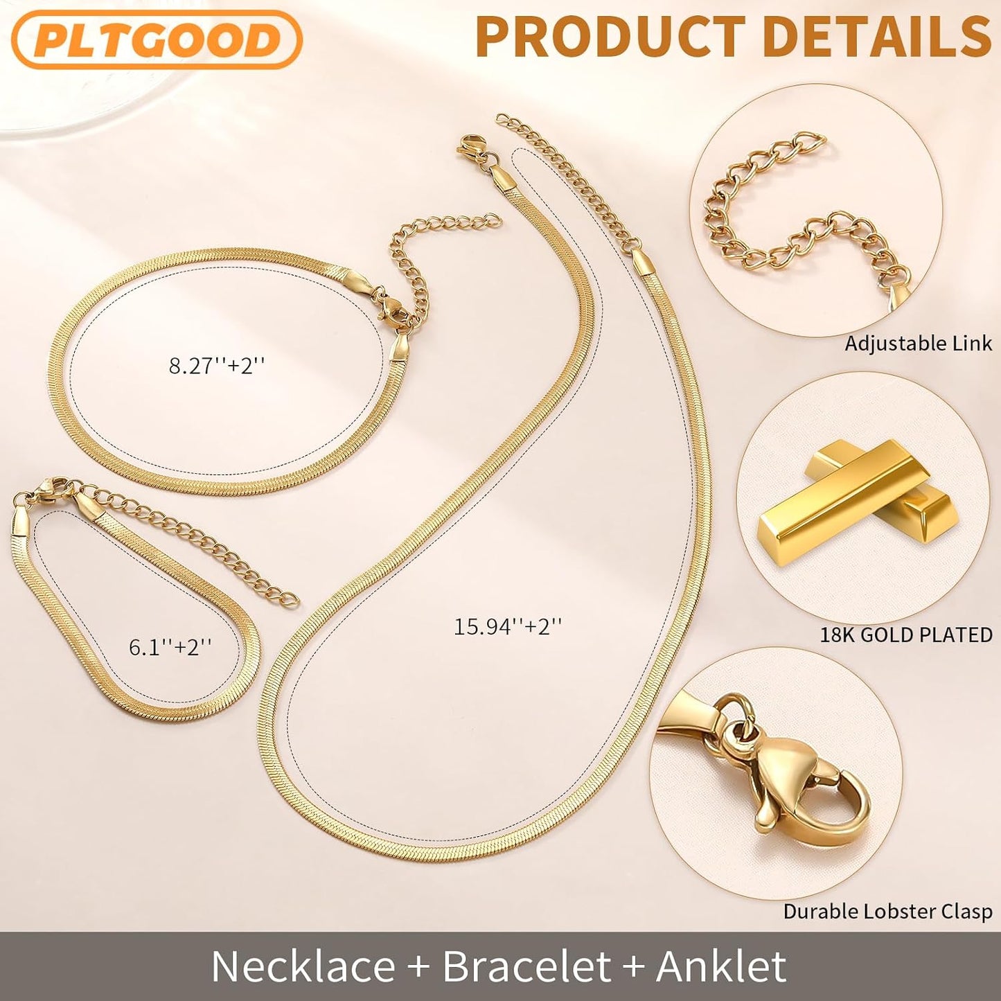 Premium Gold-Plated Stainless Steel Jewelry – Tarnish-Resistant & Waterproof From Uncle LOL