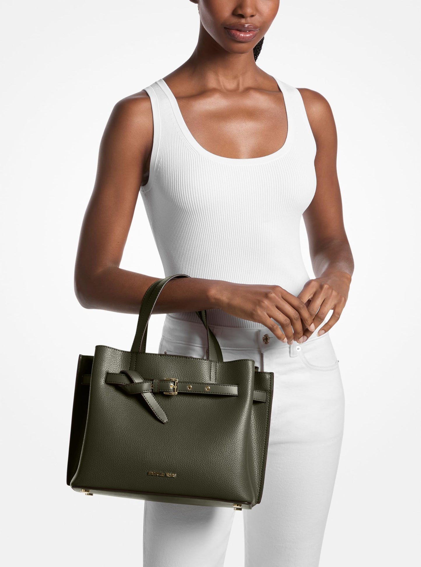 Michael Kors womens Emilia Medium Satchel