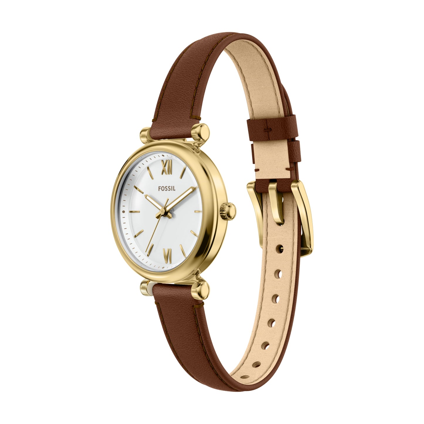 Fossil Women's Watch and Bracelet Set, Carlie Three-Hand Stainless Steel Watch for Women and Bracelet Set