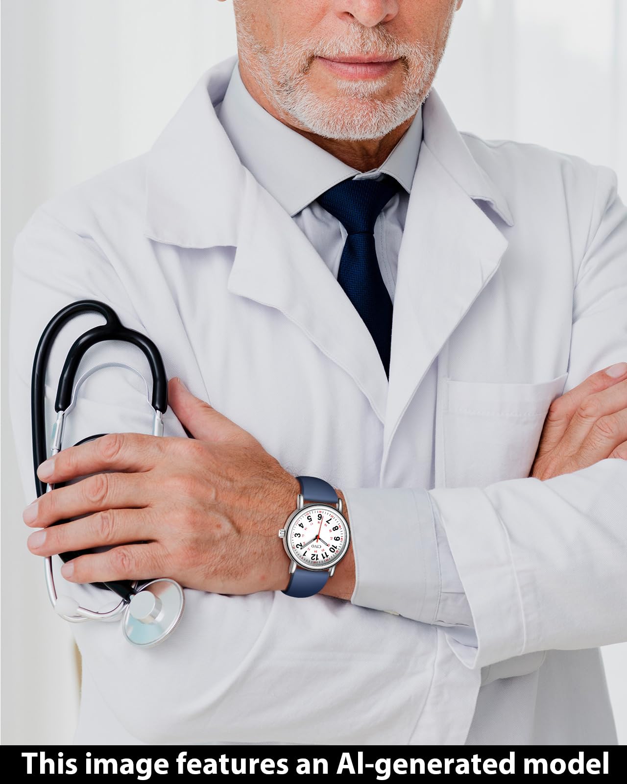 CIVO Nurse Watches for Women Men: Analog Waterproof Watch with Easy Read Dial Second Hand - Gifts for Nurses Medical Student Doctors
