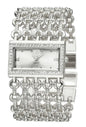 SENRUD Fashion Cuff Bracelet Watches for Women Luxury Rectangular Dial Analog Quartz Wrist Watch Gifts for Ladies