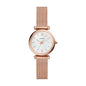 Fossil Women's Watch and Bracelet Set, Carlie Three-Hand Stainless Steel Watch for Women and Bracelet Set