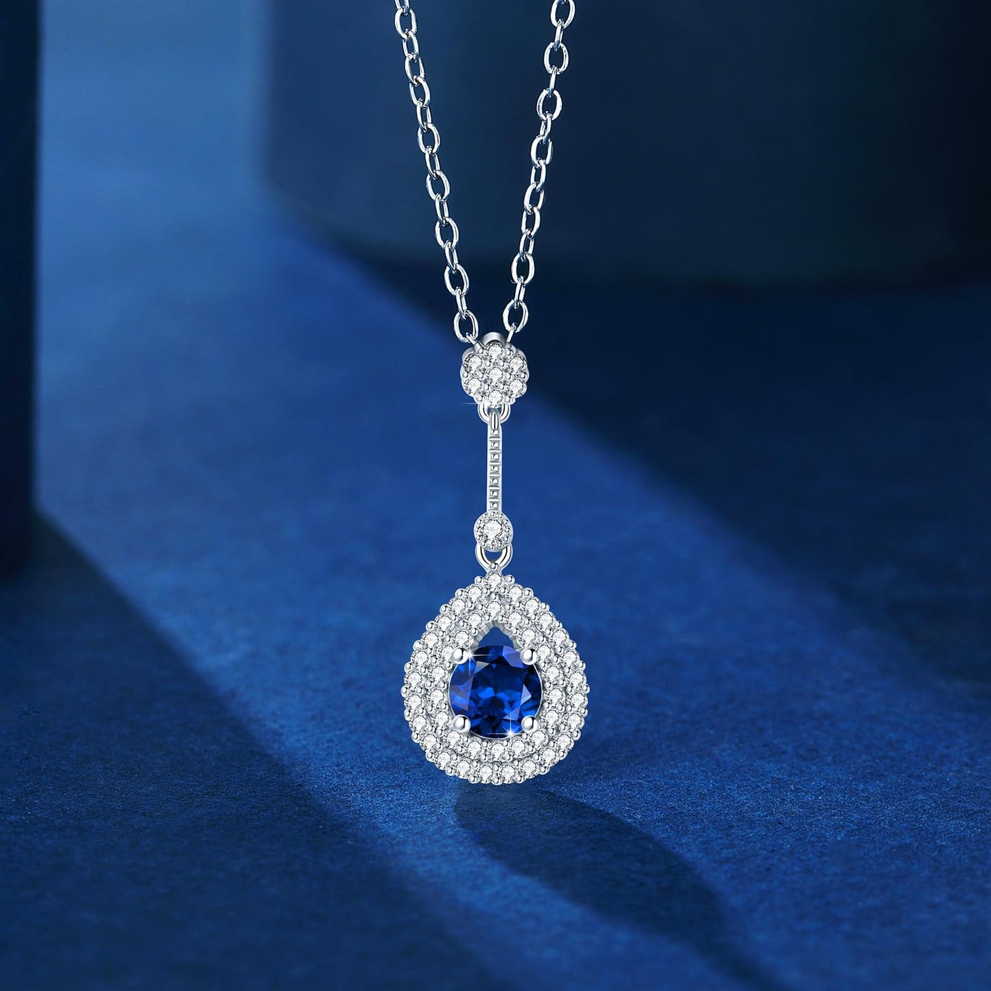 Dainty Gold Necklace for Women, 18K Real Gold Plated Necklace, White Gold Cross Silver Necklace, Cubic Zirconia Necklace, Birthday Gifts for Women Jewelry