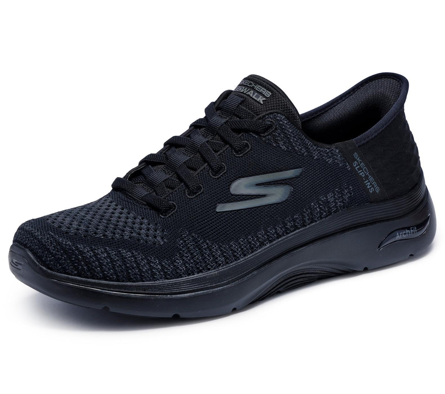 Skechers Men's Hands Free Slip-ins Go Walk Arch Fit 2.0 - Grand Select 2 Sneaker, Charcoal/Red, 15Skechers Men's Hands Free Slip-ins Go Walk Arch Fit 2.0 - Grand Select 2 Sneaker, Charco…
