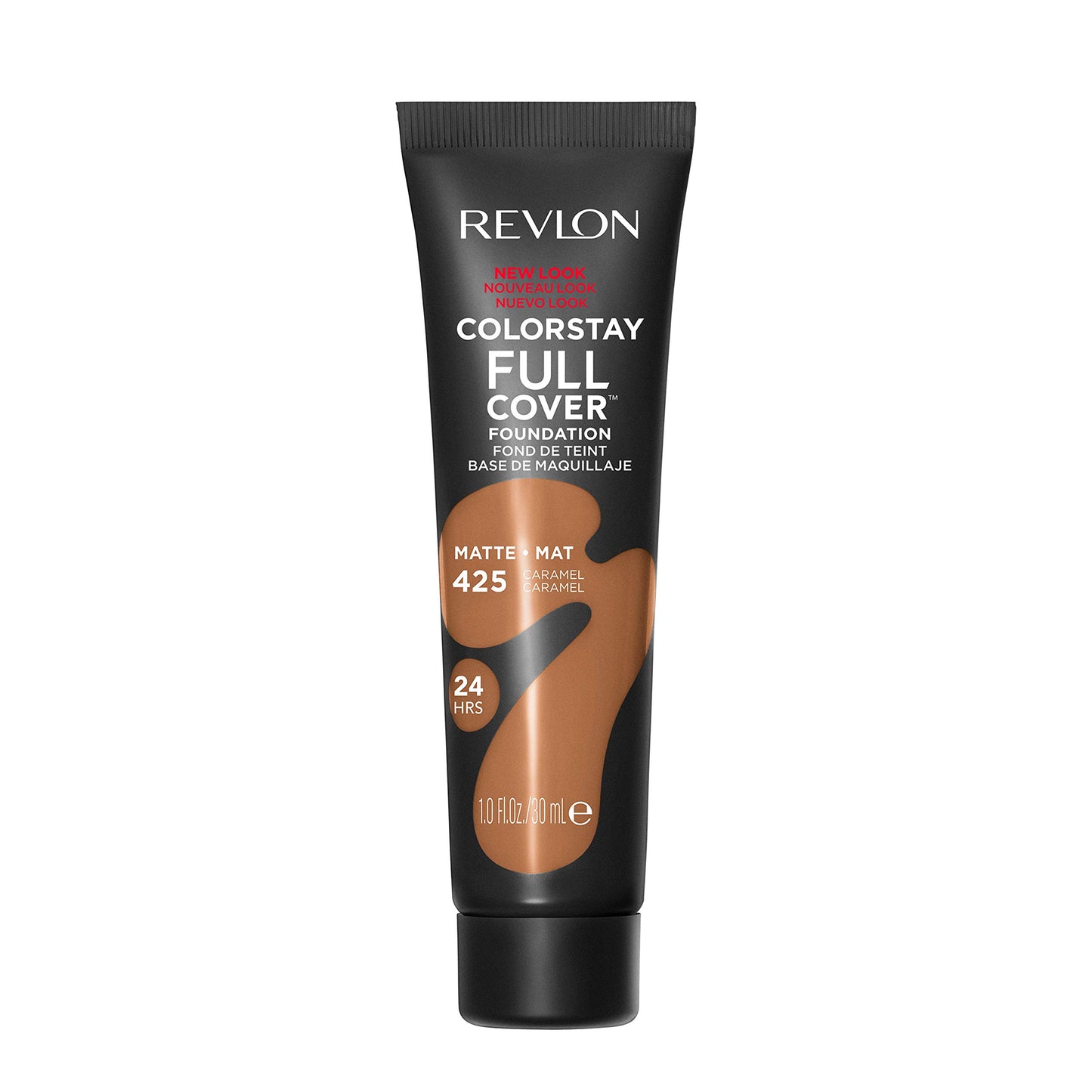 Revlon ColorStay Full Cover Longwear Matte Foundation, Heat & Sweat Resistant Lightweight Face Makeup, 200 Nude, 1.0 fl oz