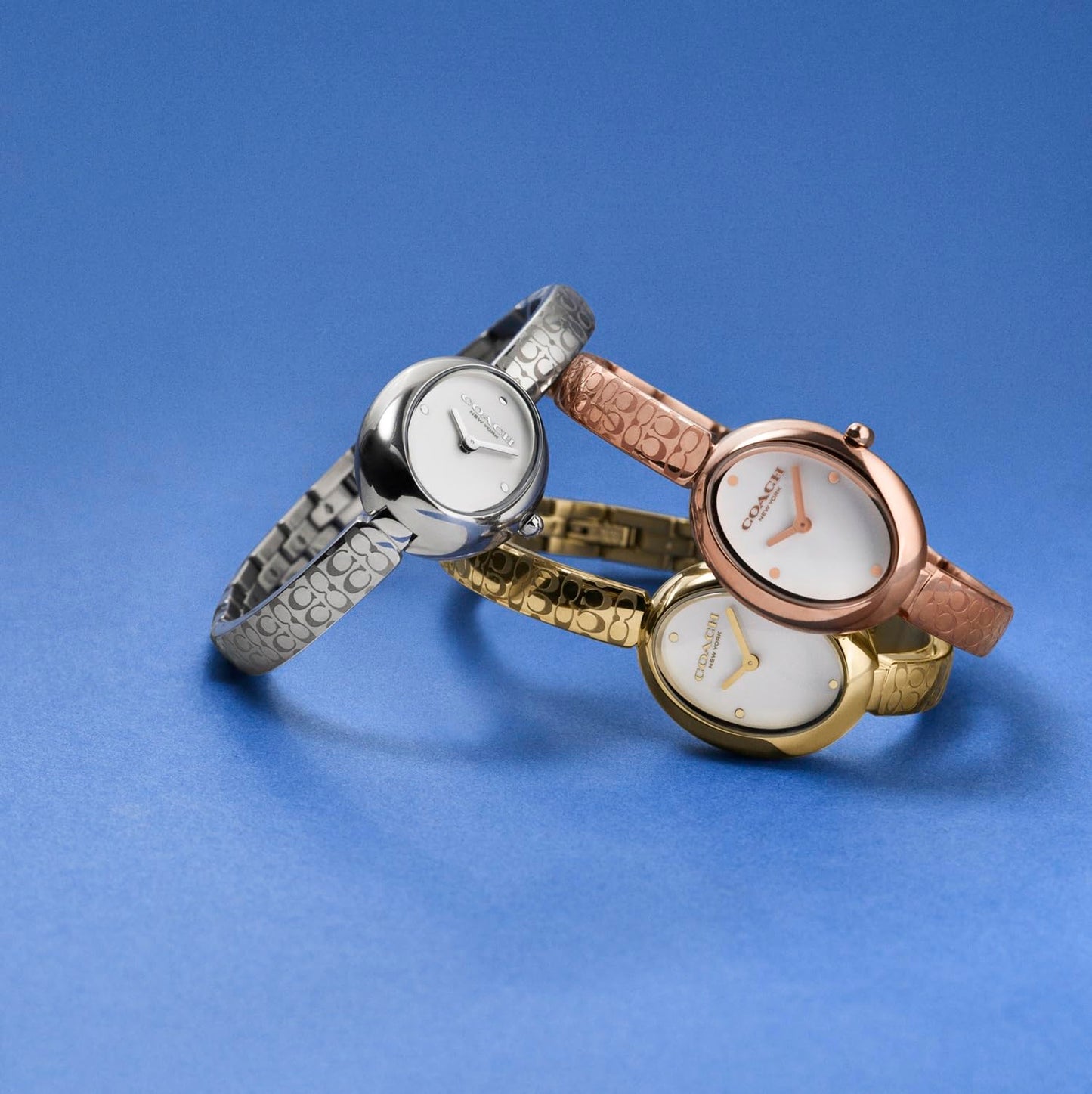 Coach Sammy Women's 2H Quartz Watch - Jewelry-Inspired Bangle Watch - Modern and Elegant Everyday Timepiece - Gift for Her