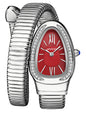Gosasa Snake Bracelet Watch for Women, Elegant Wrap Around Bangle Wristwatch, Fashion Jewelry Style Quartz Watch, Adjustable Cuff Serpenti Watch for Dress & Gift