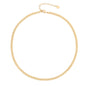 Aobei Pearl 18K Gold Plated Paperclip Chain Choker Satellite Chain Freshwater Cultured Biwa Pearl Pendant Necklace Dainty Turquoise Jewelry for Women