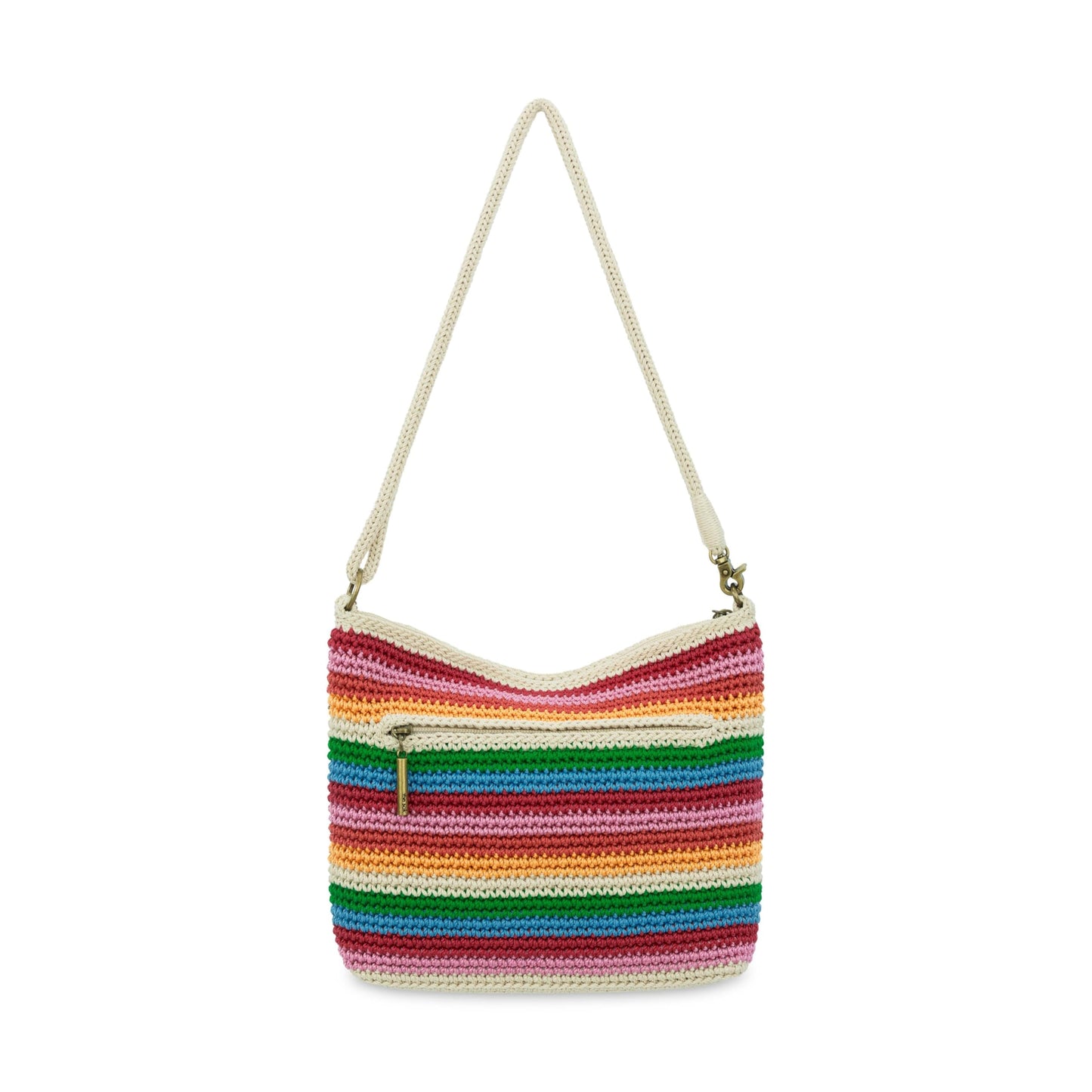 The Sak Lumi Convertible Crossbody Purse - Women's Handbag for Everyday & Travel, 3-in-1 Small Crossbody in Crochet & Leather