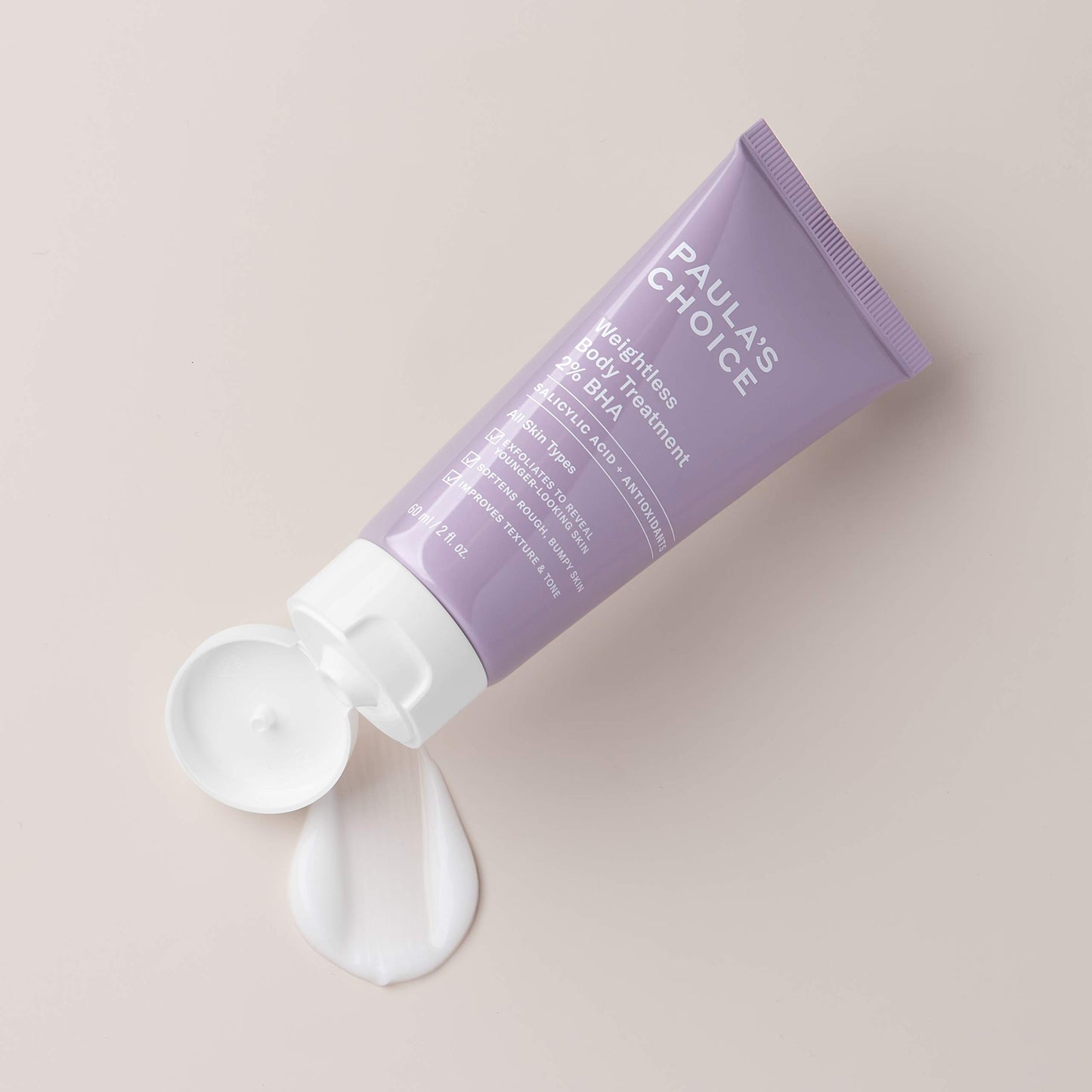 Paula's Choice Weightless Body Lotion Treatment 2% BHA, Salicylic Acid & Chamomile Lotion Exfoliant, Body Moisturizer for Keratosis Pilaris (KP) Prone Skin & Clogged Pores, Fragrance-Free