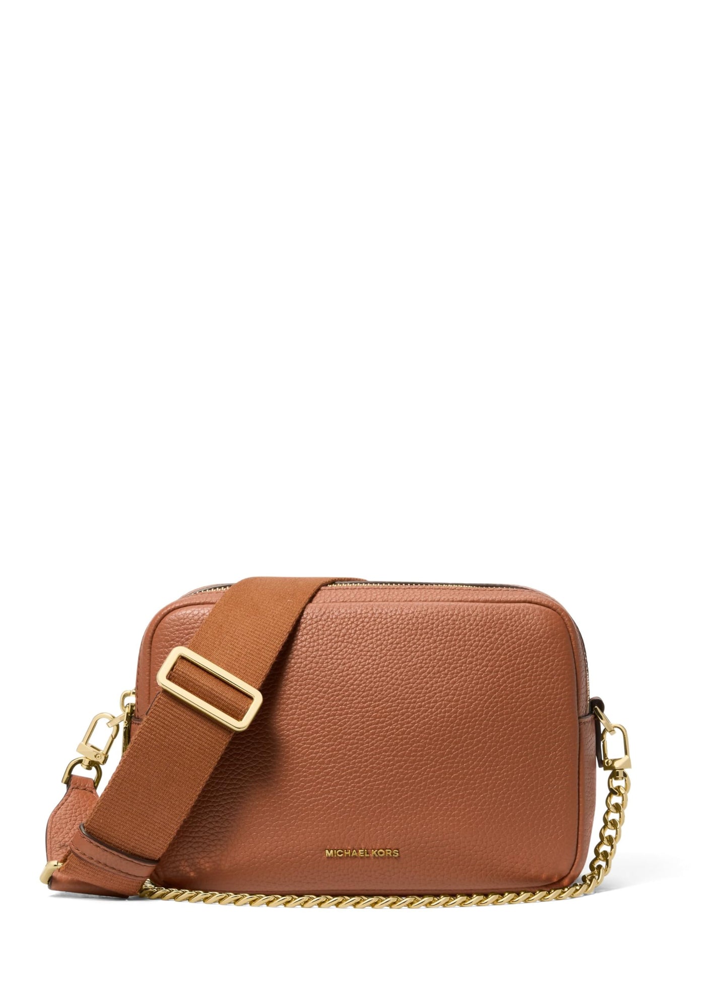 Michael Kors Bryant Medium Double Zip Chain Camera Crossbody Bag