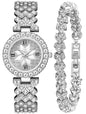 ADSBIAOYE Luxury Women Wrist Watches Diamond Bracelet Watch Fashion Casual Quartz Watch Ladies Watch