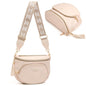 Checkered Crossbody Bag Anti Theft Spacious Bum Bags for Women Nylon Fanny Packs Lightweight Purse Wallet for Travel