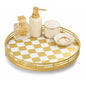 AMH Lazy Susan Wooden Organizer for Table Top