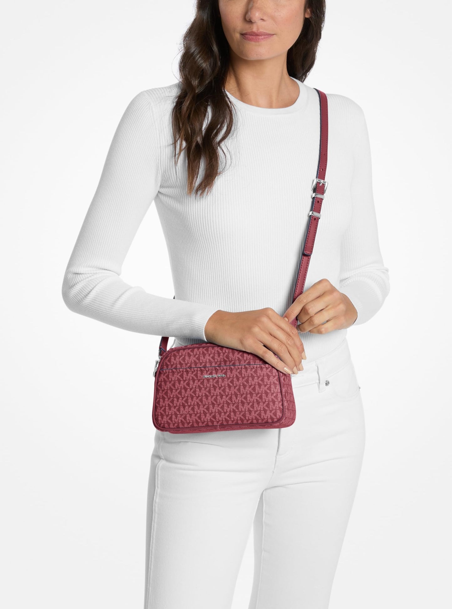 Michael Kors Women's Jet Set Small Camera Crossbody