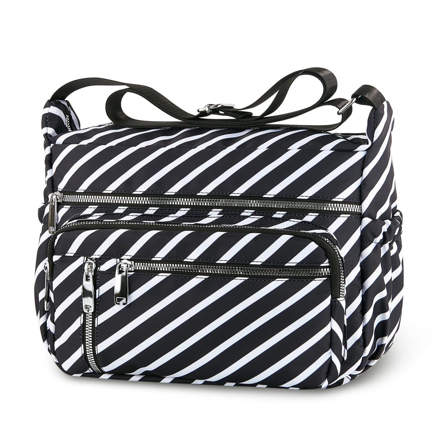 NPBAG Crossbody Bag for Women, Shoulder Purse Handbag Messenger Bag, Trendy Pocketbooks, Waterproof and Multi-Pockets