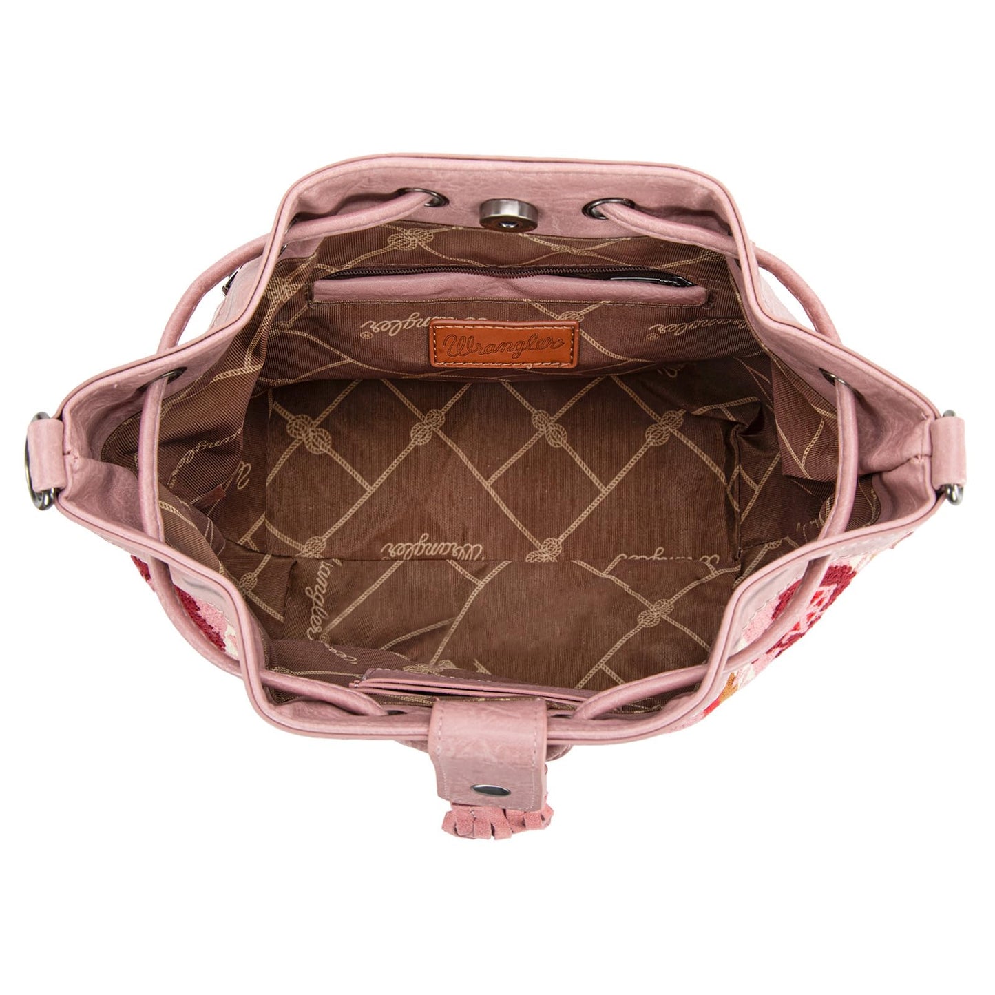 Wrangler Hobo Bags for Women Designer Aztec Bucket Purses Western Tapestry Shoulder Handbags