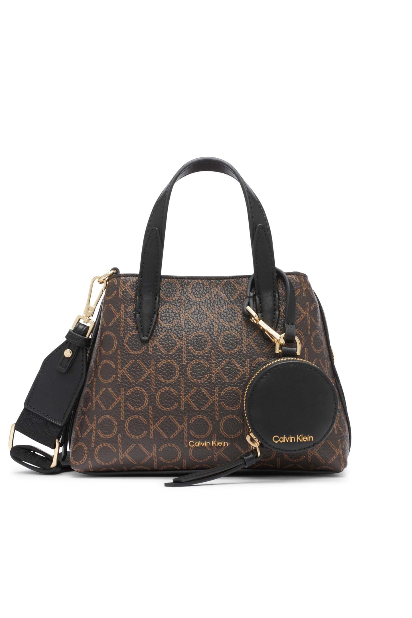 Calvin Klein Women's Millie 2 in 1 Triple Compartment Mini Satchel Crossbody