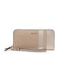 Calvin Klein Women's Key Item Saffiano Continental Zip Around Wallet With Wristlet Strap