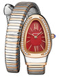 Gosasa Snake Bracelet Watch for Women, Elegant Wrap Around Bangle Wristwatch, Fashion Jewelry Style Quartz Watch, Adjustable Cuff Serpenti Watch for Dress & Gift