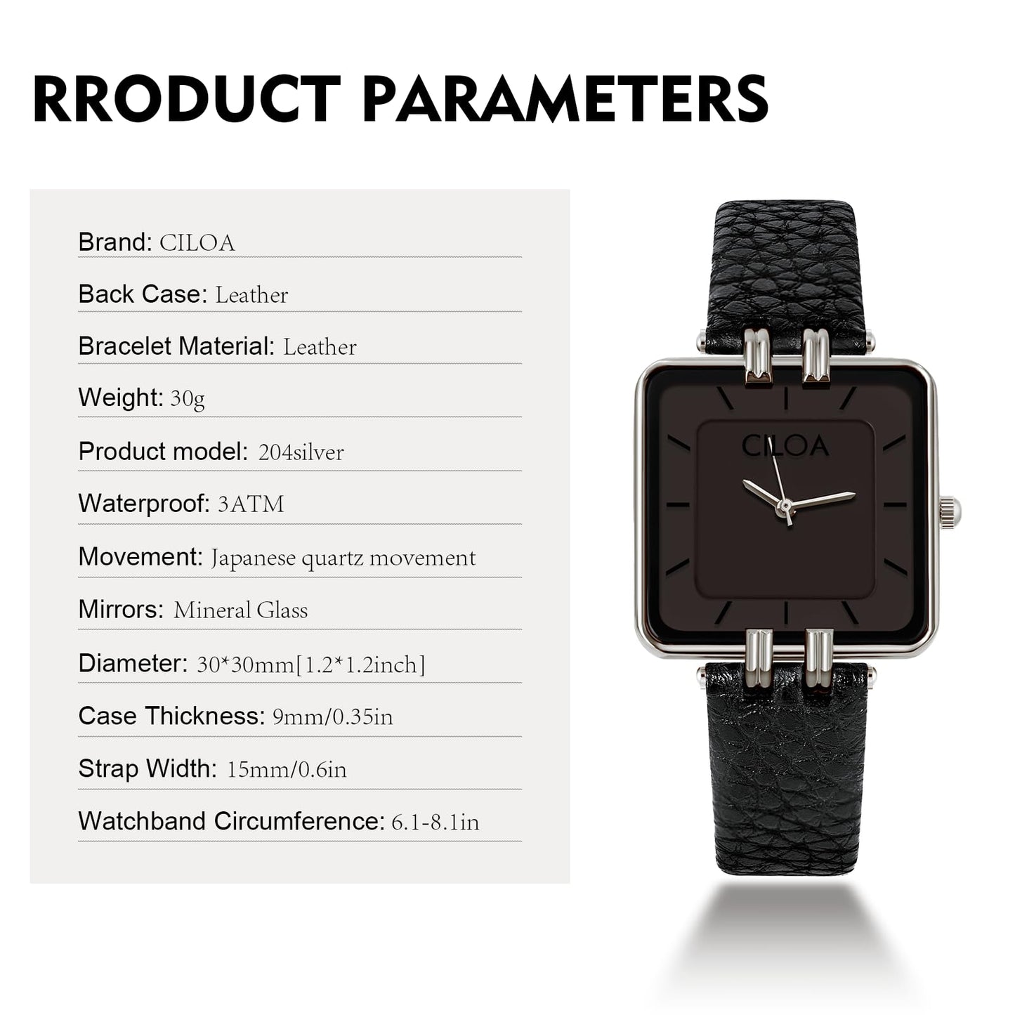 Women's Leather Strap Watch Dainty Elegant Gold Watches for Women Classic Casual Fashion Square Ladies Watch Gifts Present for Her