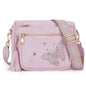 KITEVIUN Crossbody Bags for Women Trendy Leather Crossbody Purse Shoulder Handbags Butterfly Design