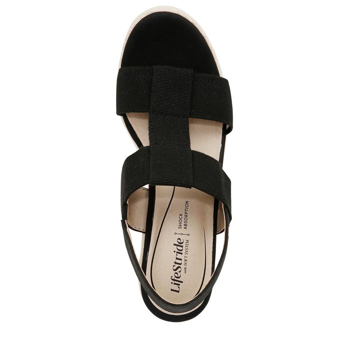 LifeStride LifeStride Womens Tallulah Espadrille Wedge Sandal Platino Gold 7 MLifeStride Womens Tallulah Espadrille Wedge Sandal Platino Gold 7 M open box