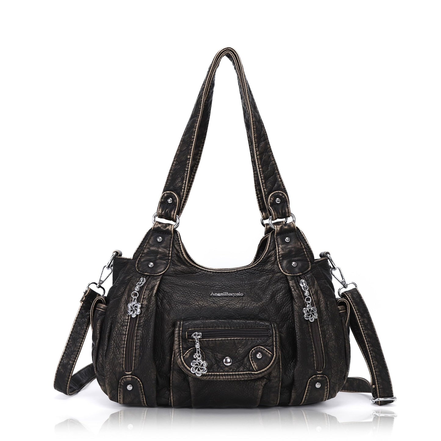 Angel Barcelo Purses for Women Soft PU Leather Shoulder Bag Crossbody Purse and Handbags