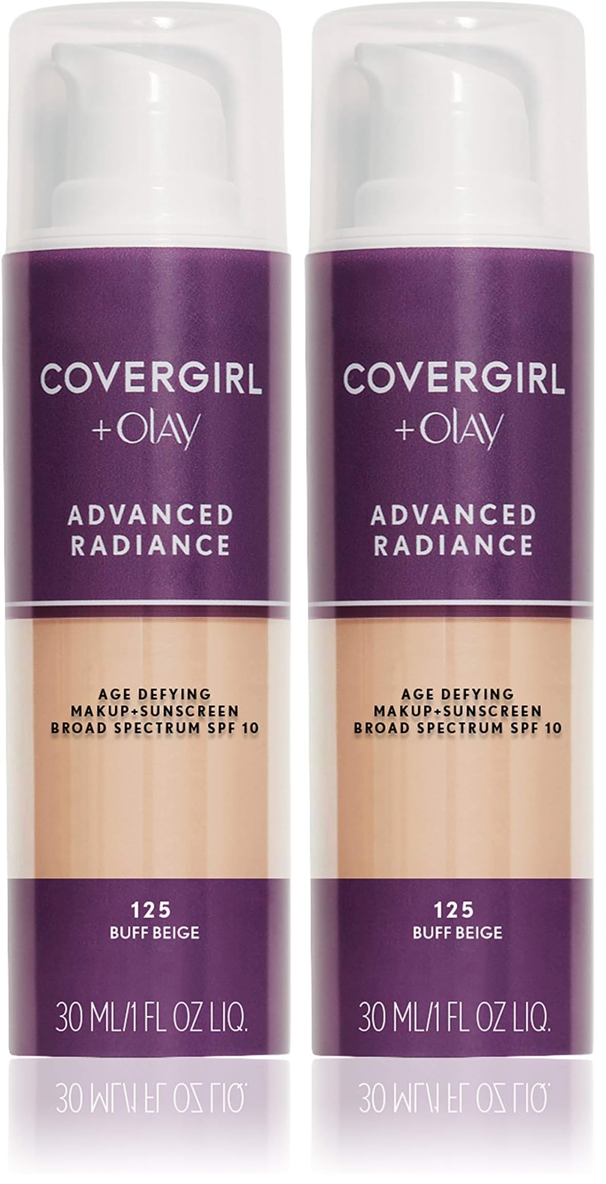 COVERGIRL Advanced Radiance Age-Defying Foundation Makeup, Classic Beige, 1 oz (Packaging May Vary)