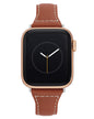 Anne Klein Leather Fashion Band for Apple Watch Secure, Adjustable, Apple Watch Band Replacement, Fits Most Wrists