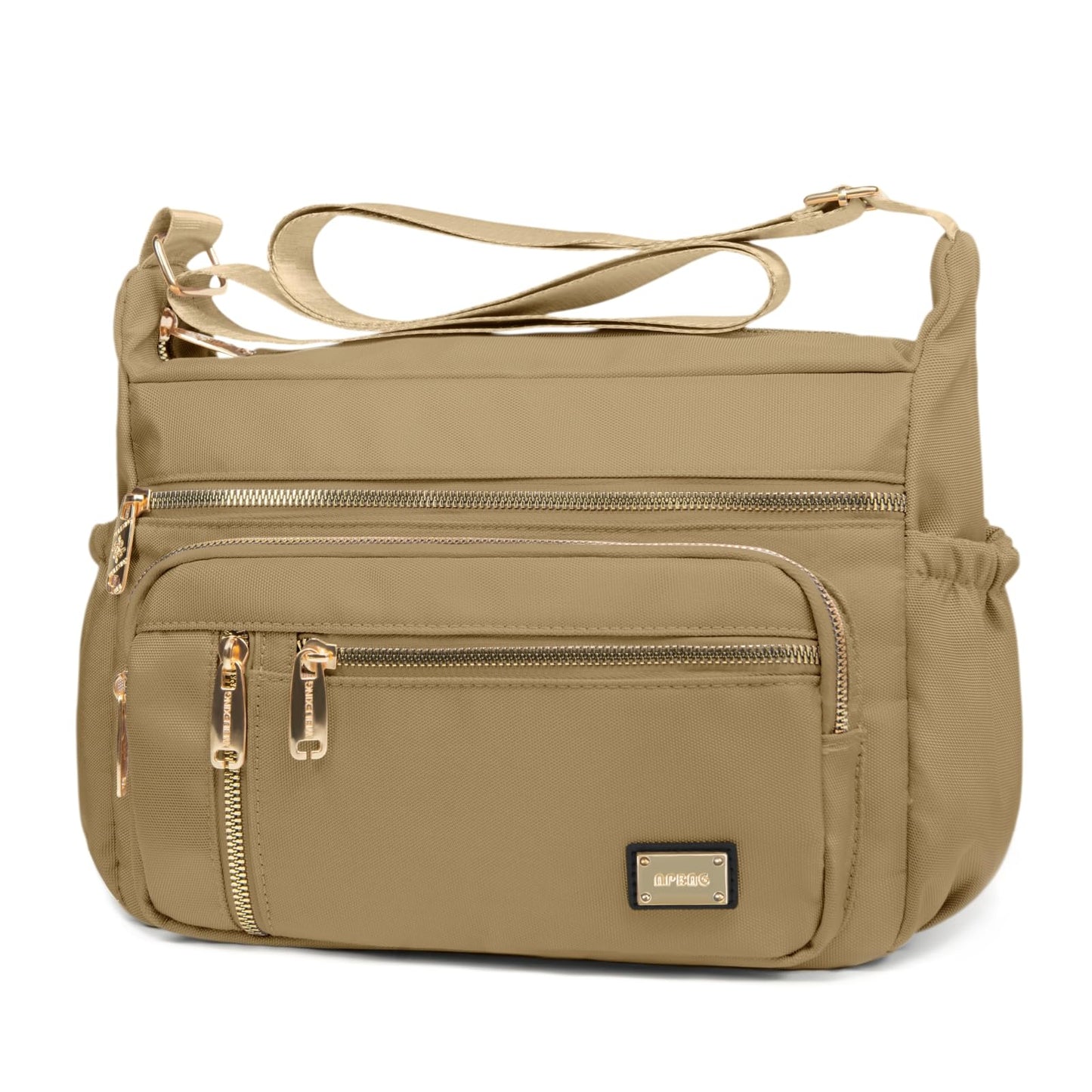 NPBAG Crossbody Bag for Women, Shoulder Purse Handbag Messenger Bag, Trendy Pocketbooks, Waterproof and Multi-Pockets