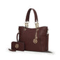 MKF Collection Tote Bag for Women, Handbag Set with Wallet-Top-Handle Bag Vegan Leather Purse by Mia K