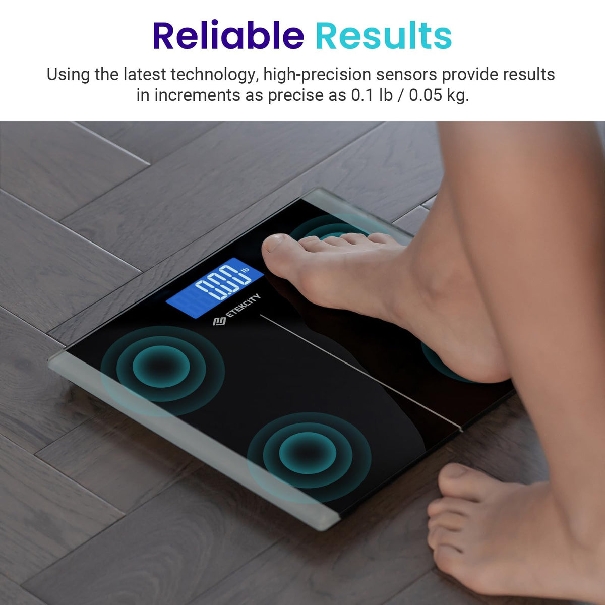 Etekcity Scale for Body Weight, Bathroom Digital Electric Scale for People