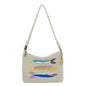 The Sak Lumi Convertible Crossbody Purse - Women's Handbag for Everyday & Travel, 3-in-1 Small Crossbody in Crochet & Leather