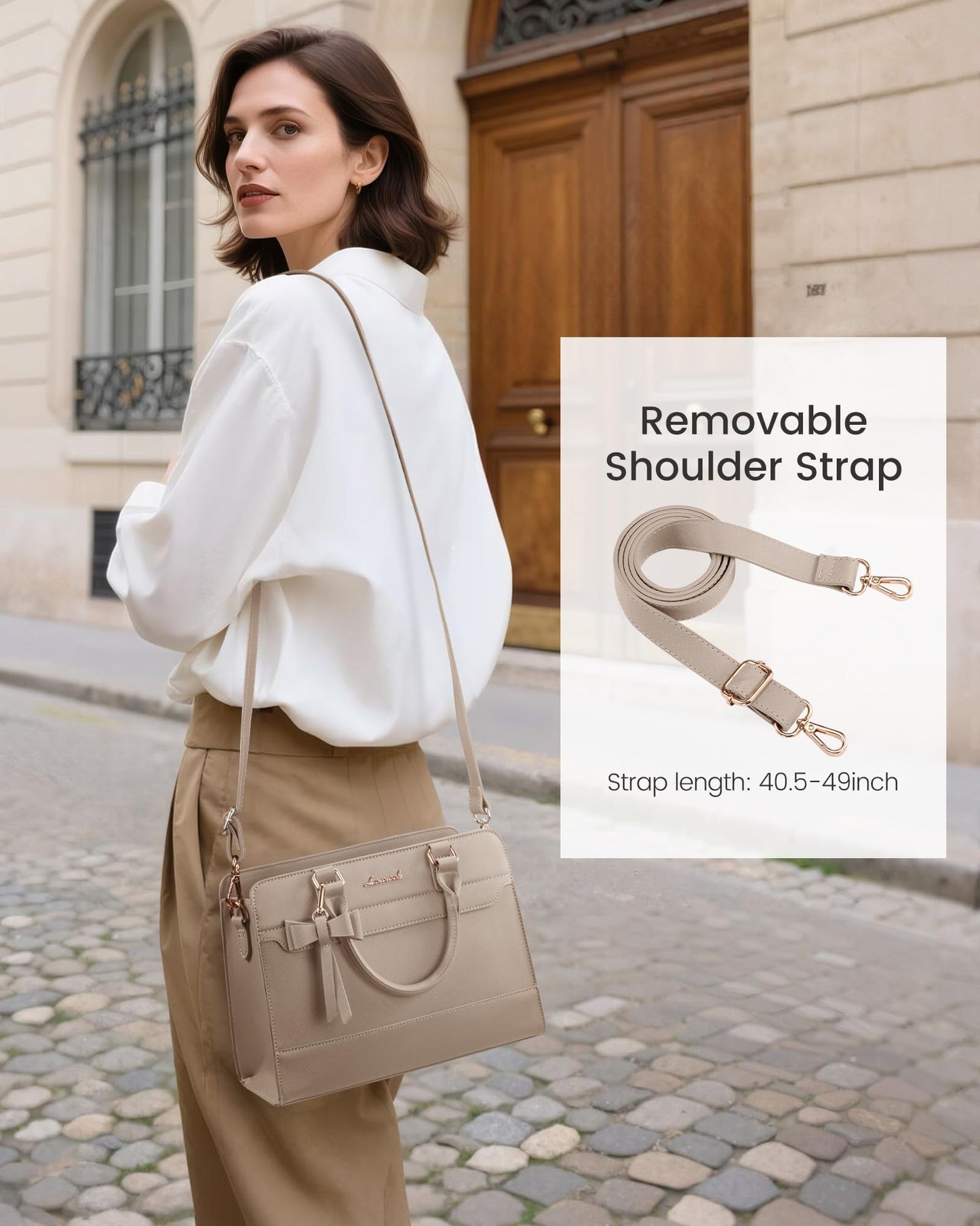 LOVEVOOK Purses for Women,Leather Tote Purse and Handbags,Satchel Shoulder Crossbody Top Handle Bags with Zipper
