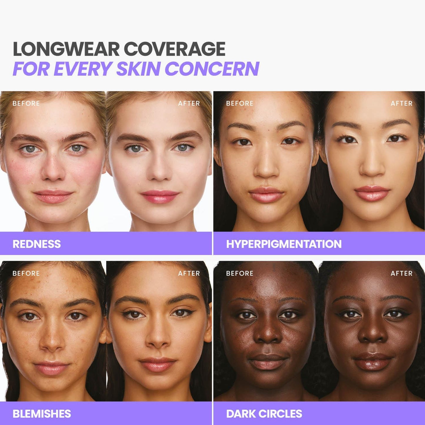 Wonderskin Hyper Bond All-Day Stay Serum Foundation – Waterproof, Transfer-Proof, 24HR Longwear Face Makeup with Niacinamide & Hyaluronic Acid – Lightweight, Natural Finish (Echo)