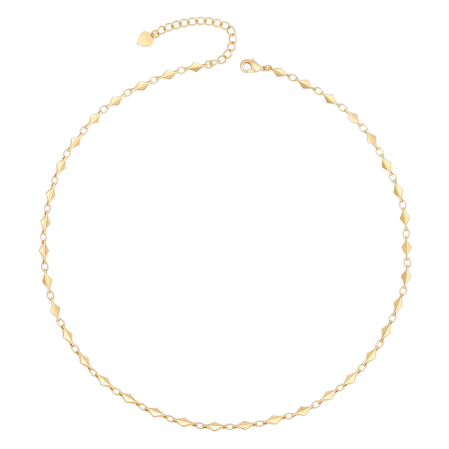 Aobei Pearl 18K Gold Plated Paperclip Chain Choker Satellite Chain Freshwater Cultured Biwa Pearl Pendant Necklace Dainty Turquoise Jewelry for Women