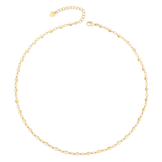 Aobei Pearl 18K Gold Plated Paperclip Chain Choker Satellite Chain Freshwater Cultured Biwa Pearl Pendant Necklace Dainty Turquoise Jewelry for Women