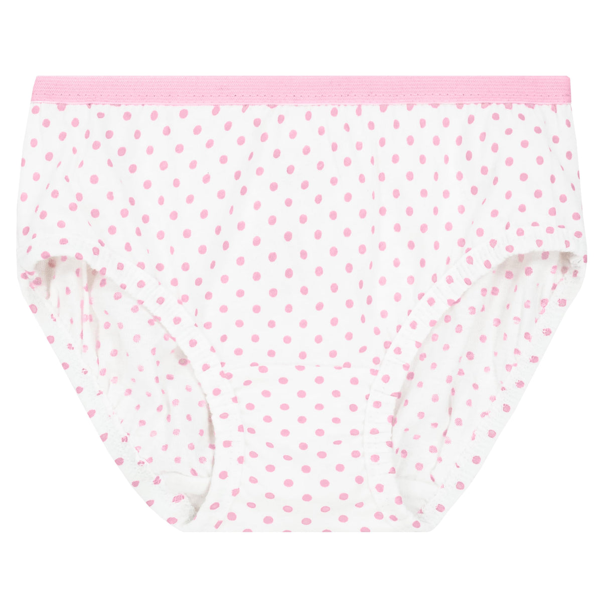 Fruit of the Loom Girls' Tag Free Cotton Brief Underwear Multipacks, Low Rise Brief-10 Pack-Purple/Blue/White, 4