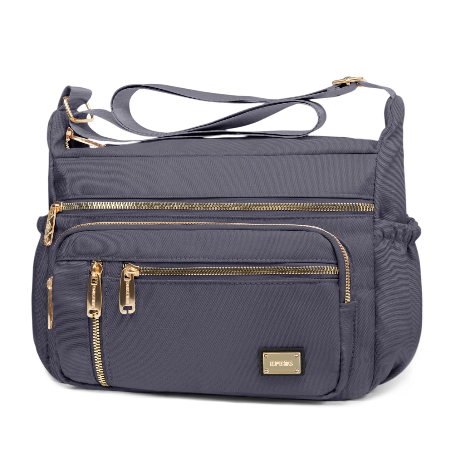NPBAG Crossbody Bag for Women, Shoulder Purse Handbag Messenger Bag, Trendy Pocketbooks, Waterproof and Multi-Pockets