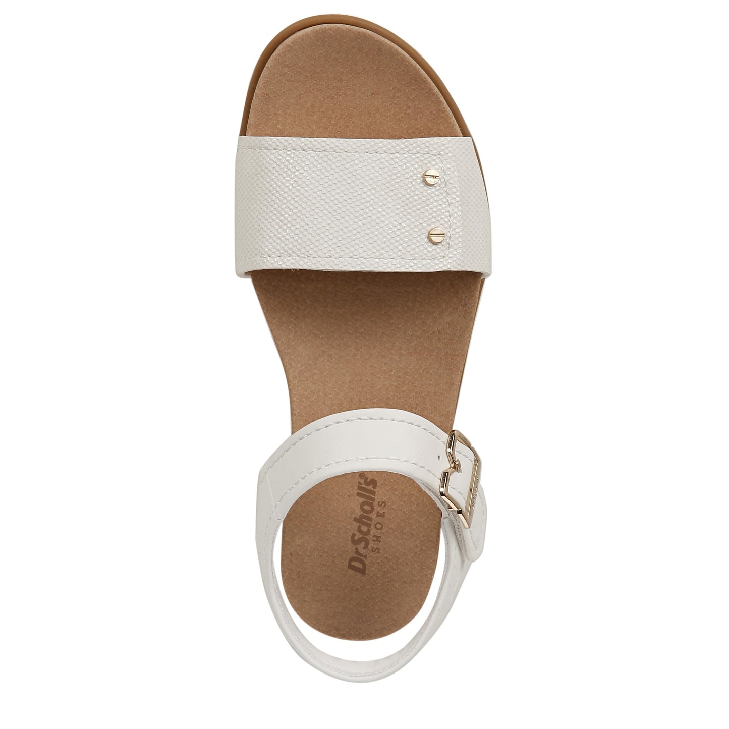 Dr. Scholl's Womens Nicely Sun Flat Sandal Off White 9 MDr. Scholl's Womens Nicely Sun Flat Sandal Off White 9 M