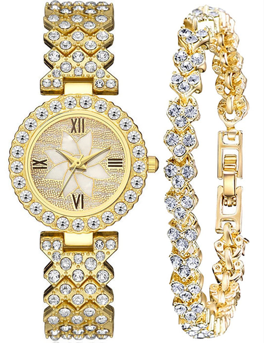 ADSBIAOYE Luxury Women Wrist Watches Diamond Bracelet Watch Fashion Casual Quartz Watch Ladies Watch