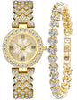 ADSBIAOYE Luxury Women Wrist Watches Diamond Bracelet Watch Fashion Casual Quartz Watch Ladies Watch