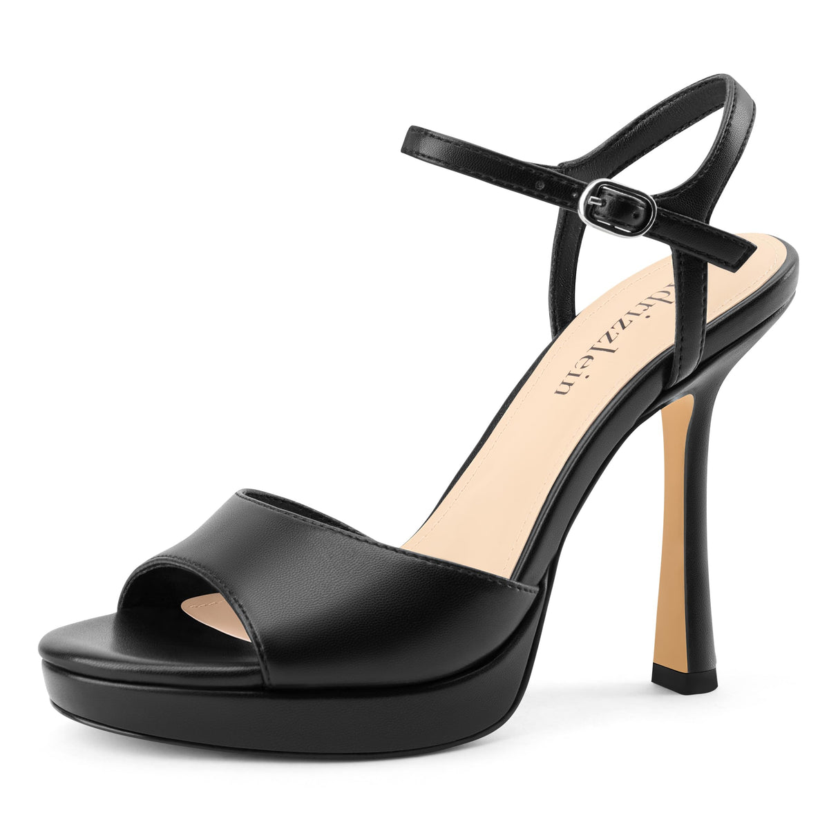 Adrizzlein Platform Heels for Women Stiletto High Heels Sandals-gold 8.5Adrizzlein Platform Heels for Women Stiletto High Heels Sandals-gold 8.5
